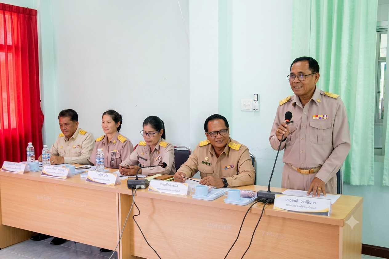 ประชุมสภาเทศบาลตำบลป่าสังข์ สมัยสามัญ สมัยที่ 1 ประจำปี พ.ศ. 2569 ครั้งที่ 1/2569